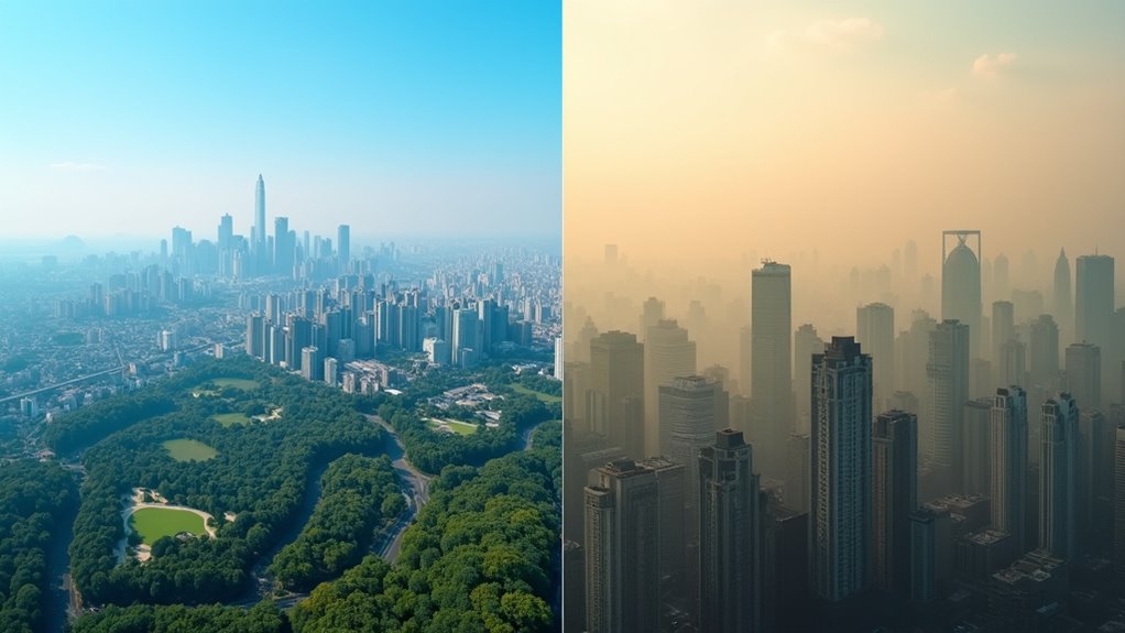 air pollution impacts lungs